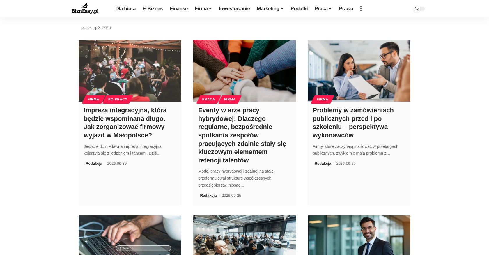 test seo dla frazy biznes 