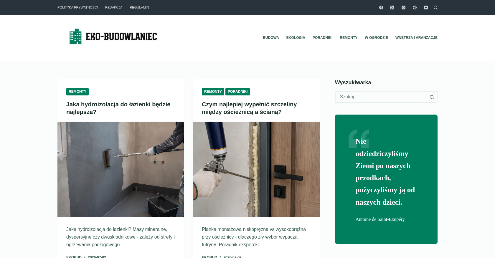 test seo dla frazy eko-budowlaniec.pl 