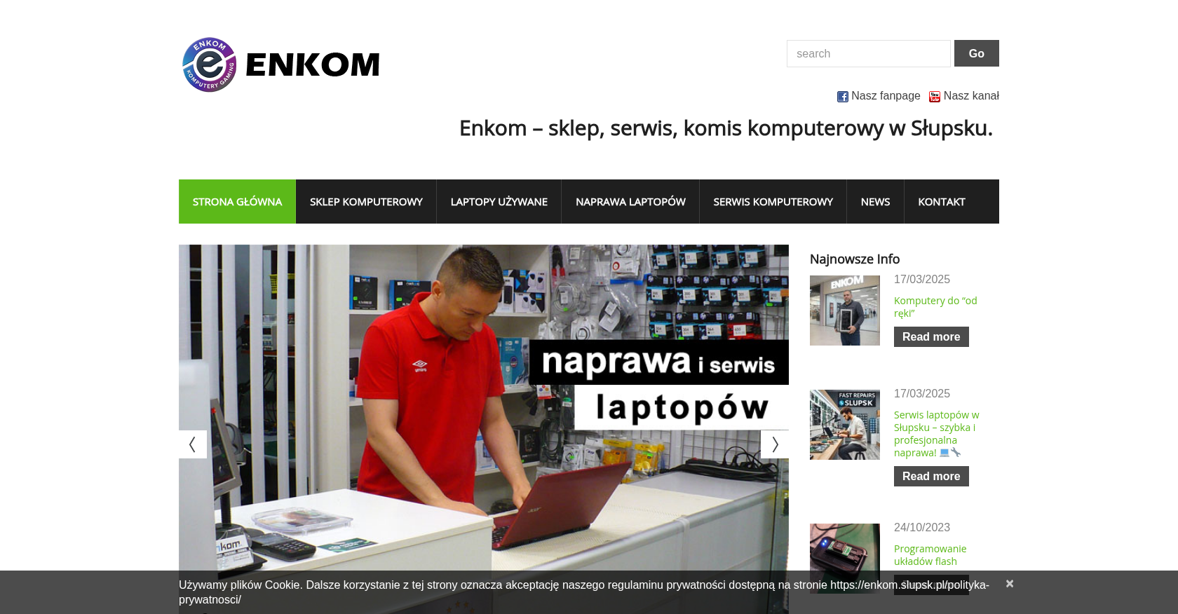 test seo dla frazy sklep komputerowy słupsk 
