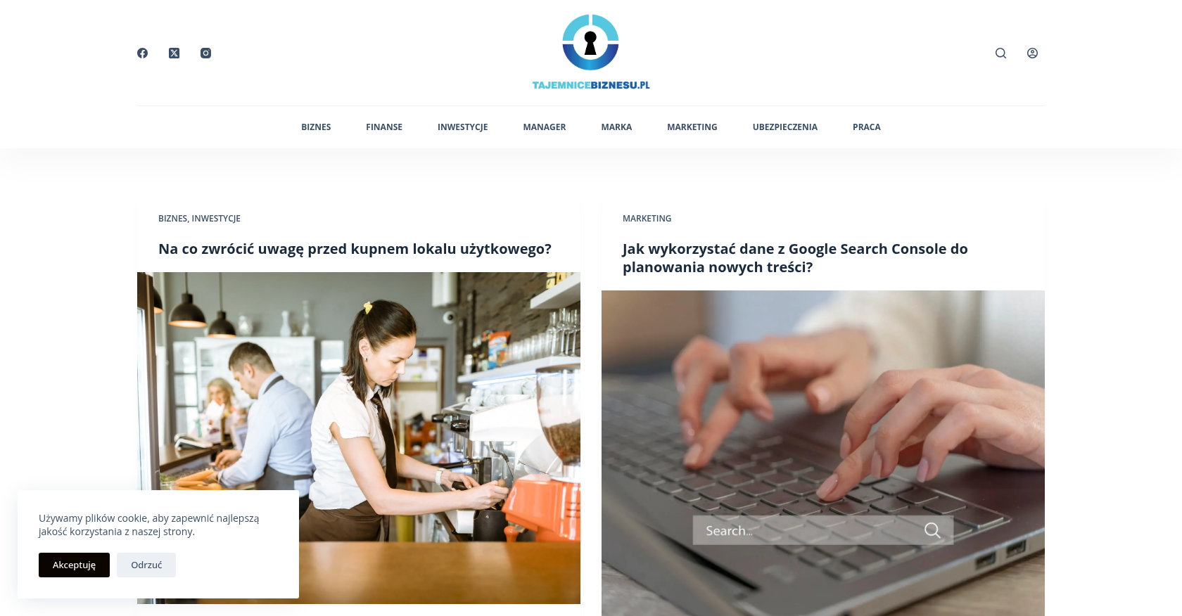 test seo dla frazy tajemnice biznesu 